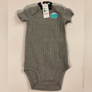 Carter's Gray Ribbed One Piece